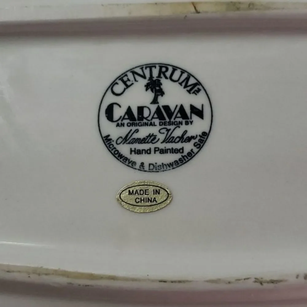Large Hand Painted‎ Serving Platter